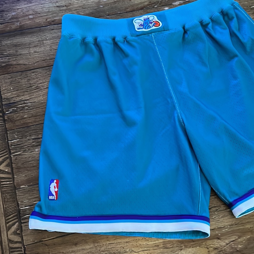Mitchell & Ness Charolette Hornets Basketball Shorts - Picture 2 of 9